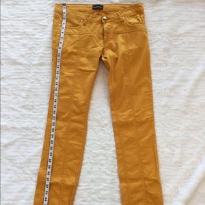 Yellow Emporio Armani Skinny Jeans
